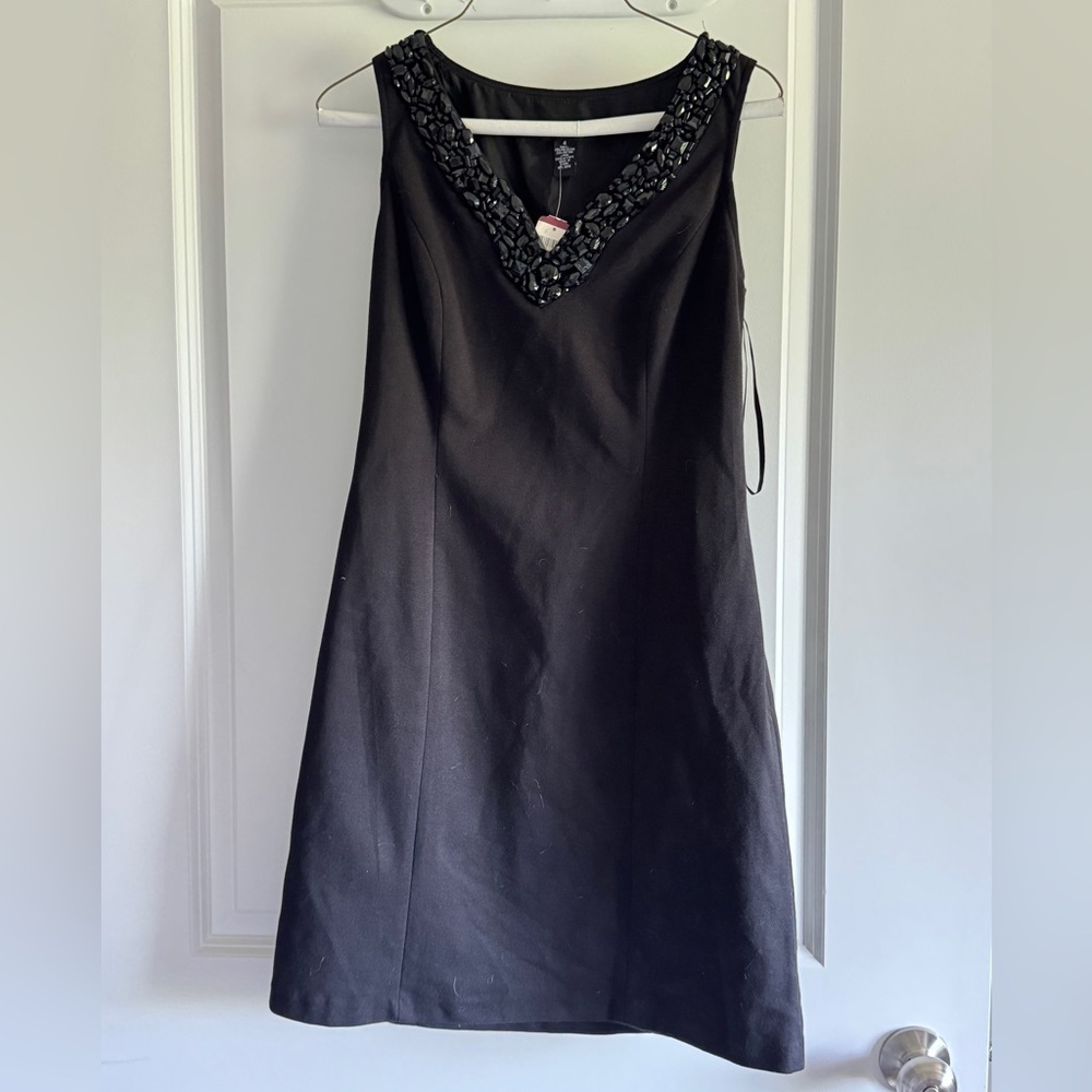 INC International Concepts‎ Black Dress with Beaded Detail
